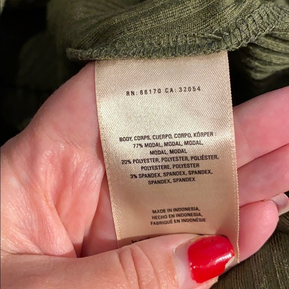 Anthropologie midi boho dress in green size L - Picture 7 of 7